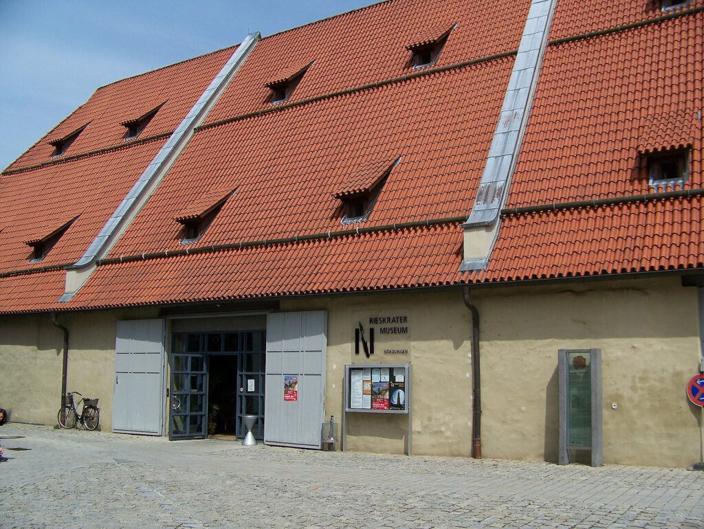 Historic building of the RiesKraterMuseum in Nördlingen